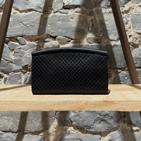 Chanel 2006-2008 Black Quilted Satin Clutch Bag - Picture 5 of 15